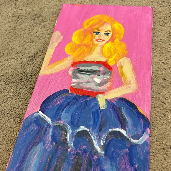 Barbie Like Painting I Painted - Picture 2 of 2